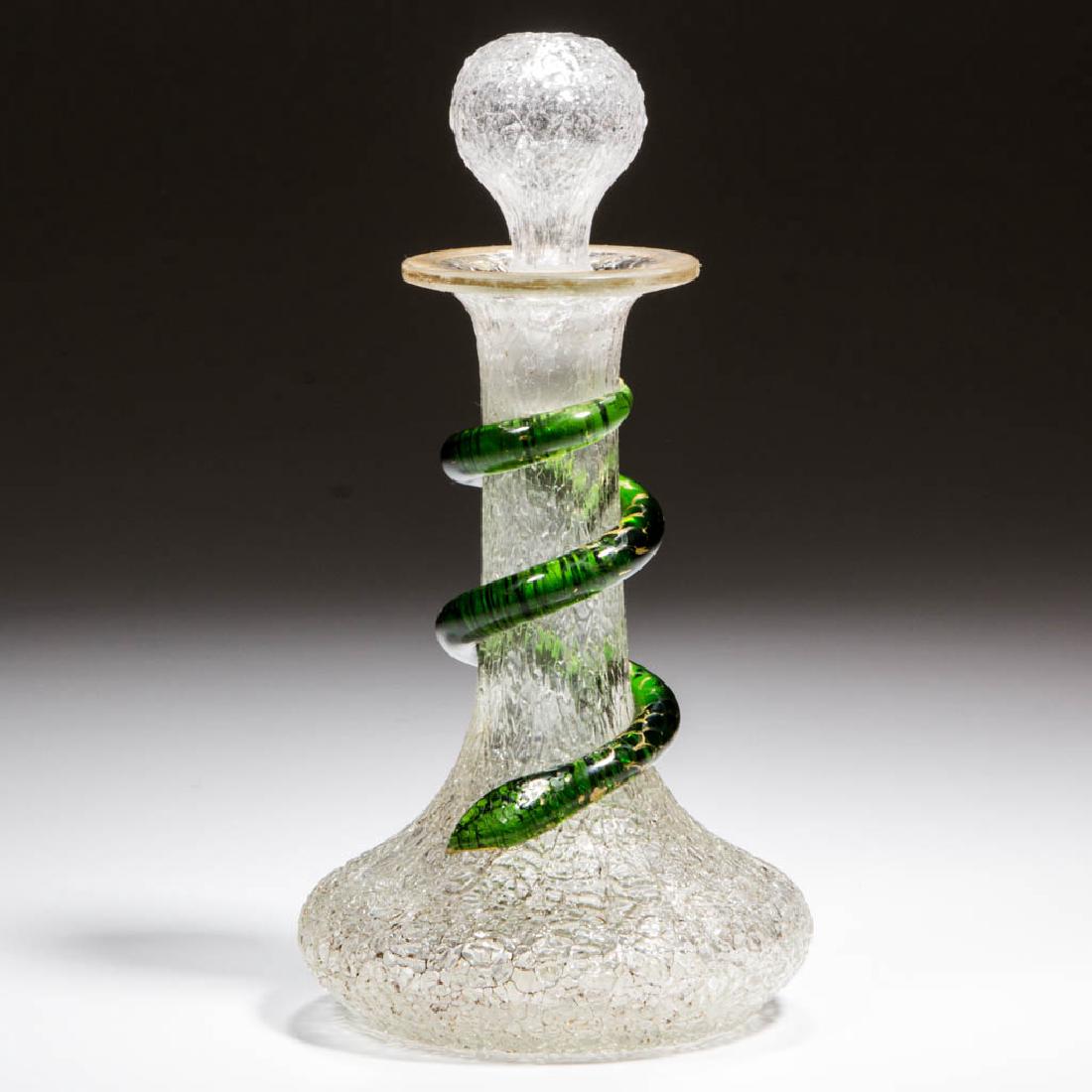 OVERSHOT WITH SERPENT COLOGNE BOTTLE (1 of 1)