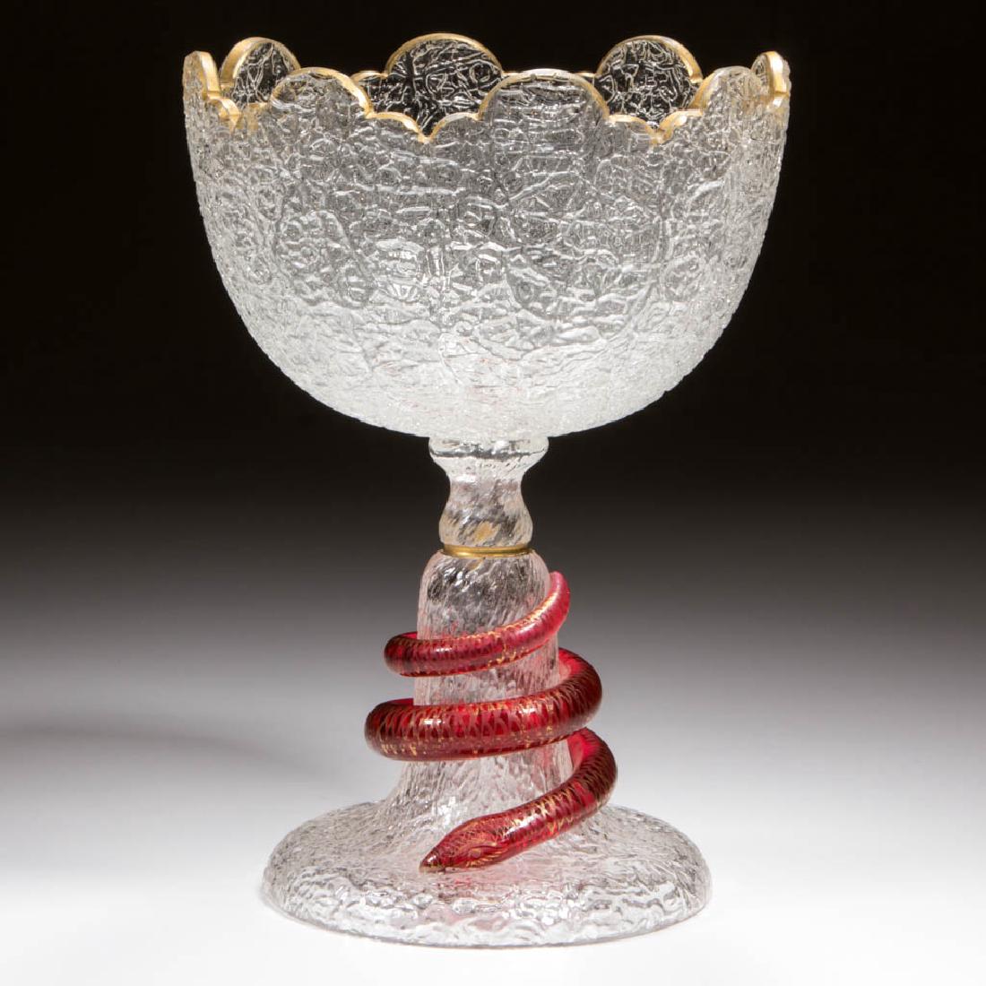 OVERSHOT WITH SERPENT OPEN COMPOTE (1 of 1)