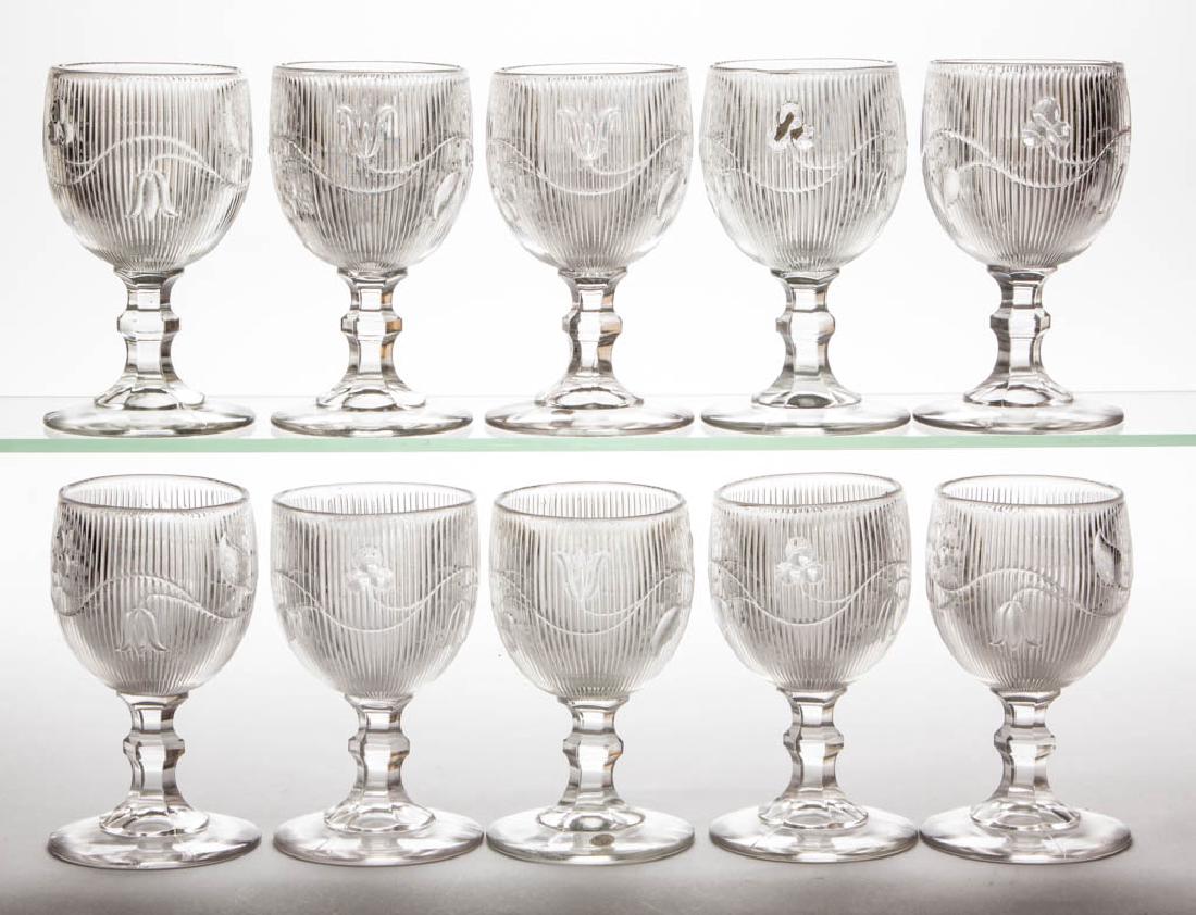 BELLFLOWER - SINGLE VINE GOBLETS, SET OF TEN (1 of 1)
