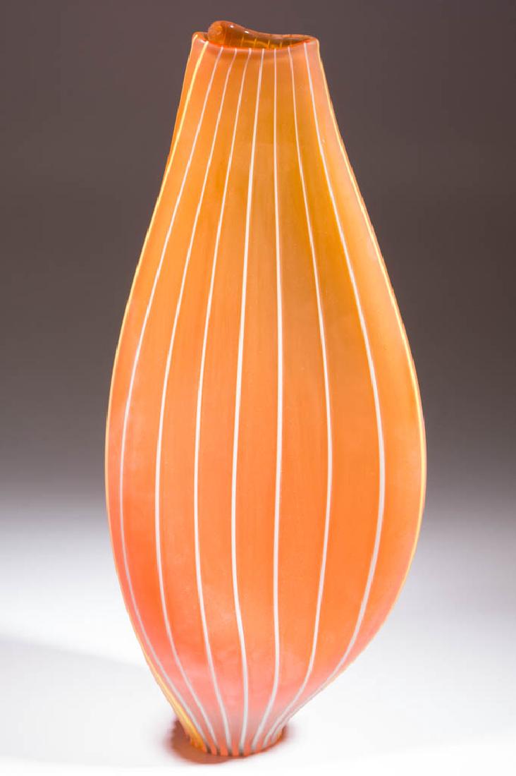 JAY MACDONELL STUDIO ART GLASS VASE (1 of 2)