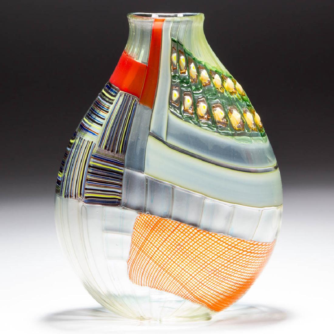 ROBIN MIX STUDIO ART GLASS VASE (1 of 3)