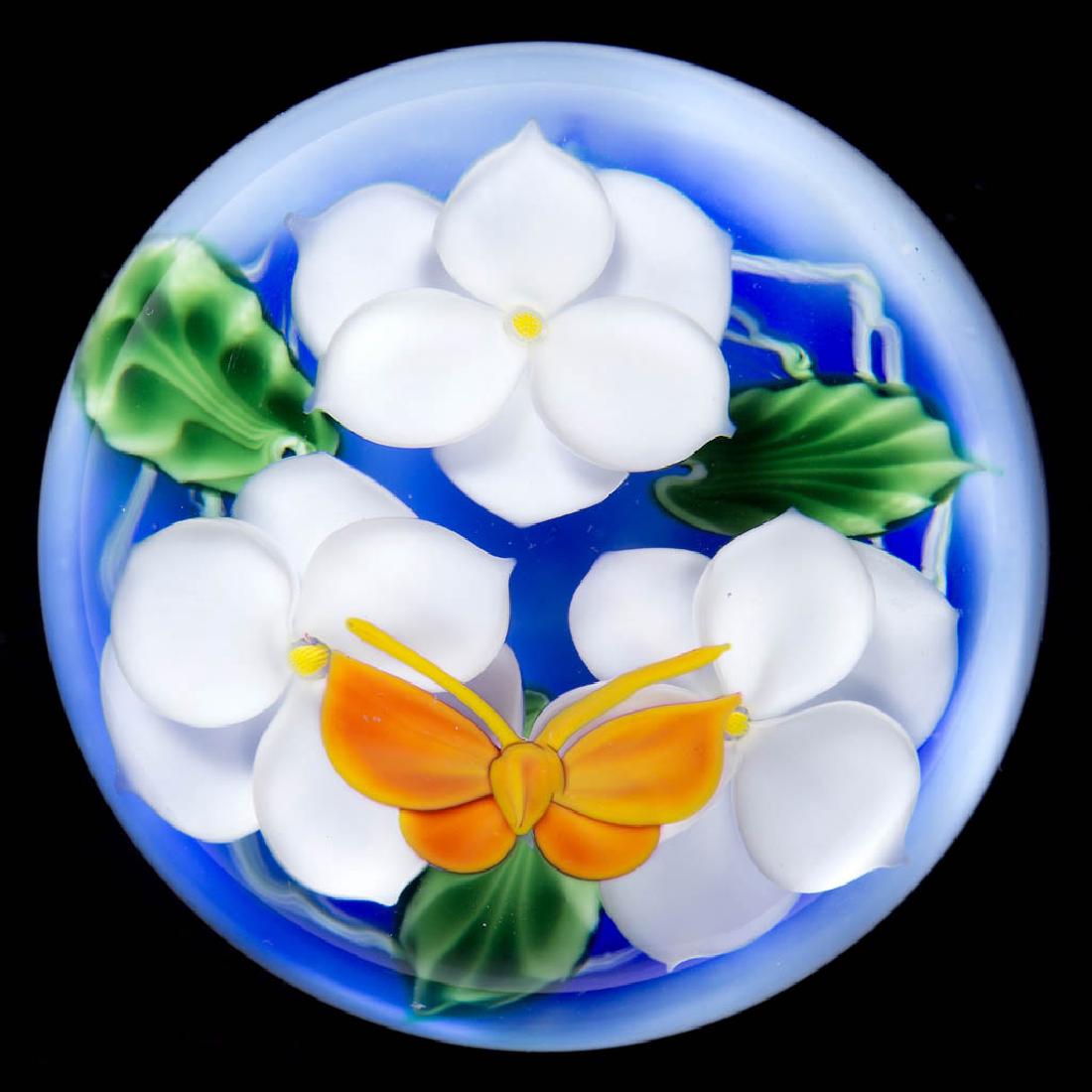 LUNDBERG STUDIO ART GLASS LAMPWORK PAPERWEIGHT (1 of 1)