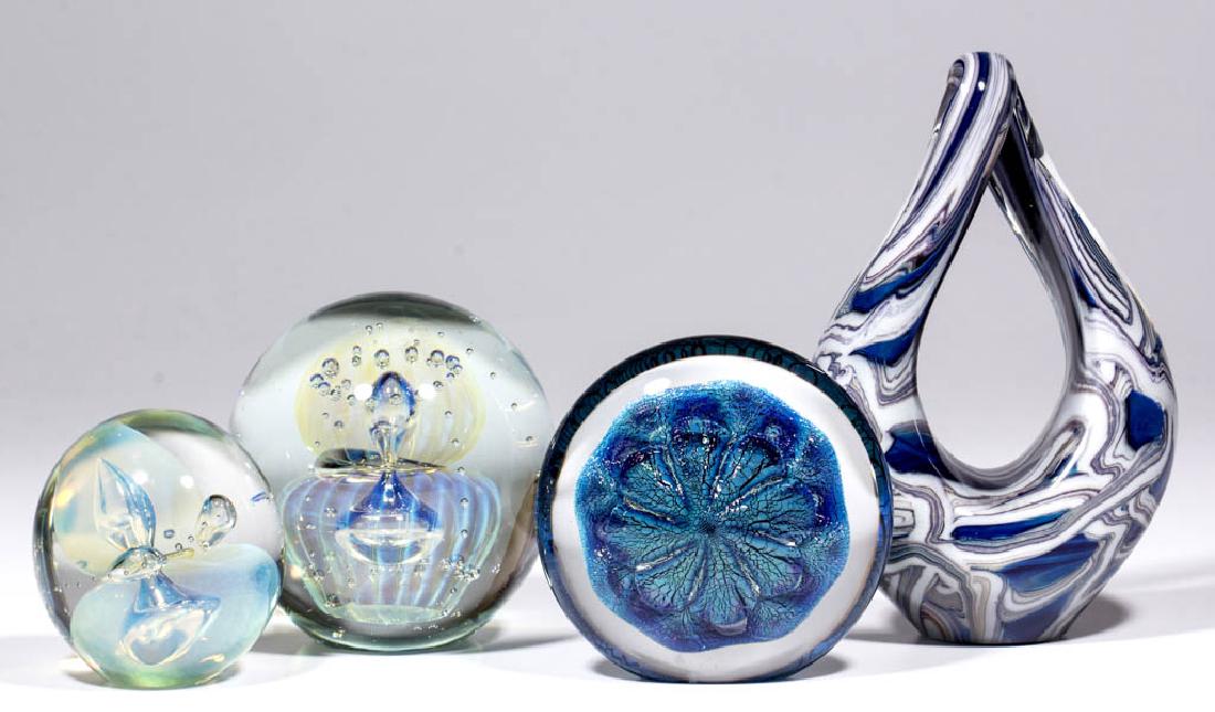 EICKHOLT STUDIO ART GLASS PAPERWEIGHTS / SCULPTURES, (1 of 4)