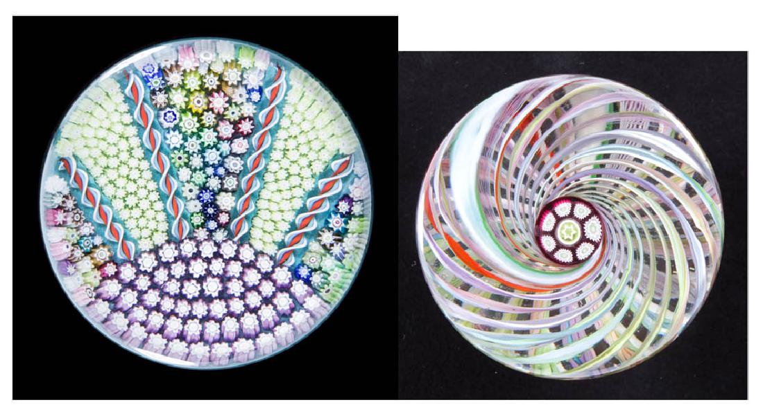 CONTEMPORARY PERTHSHIRE PAPERWEIGHTS, LOT OF TWO (1 of 3)