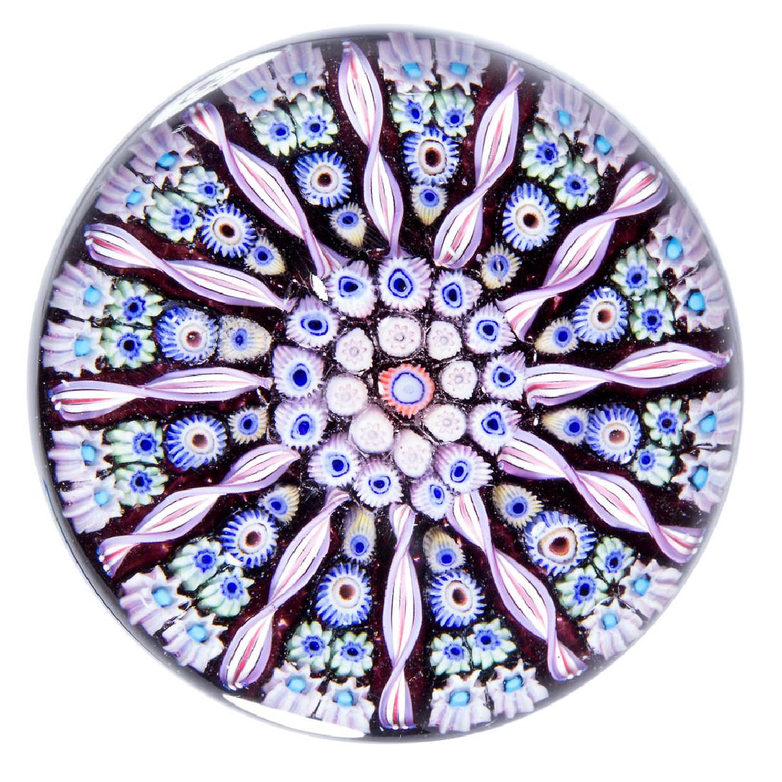 CONTEMPORARY PERTHSHIRE MILLEFIORI PAPERWEIGHT (1 of 1)