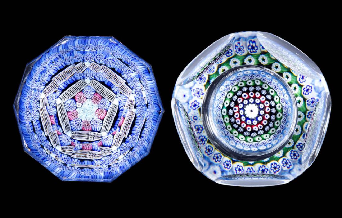 CONTEMPORARY WHITEFRIARS MILLEFIORI PAPERWEIGHTS, LOT (1 of 1)