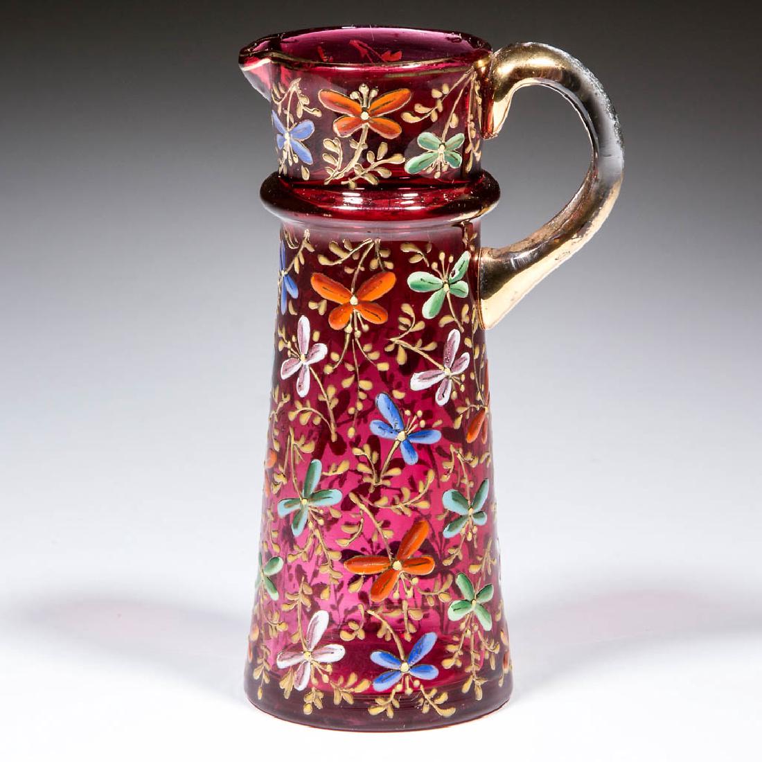 MOSER ATTRIBUTED FINE-ENAMEL DECORATED DIMINUTIVE (1 of 1)