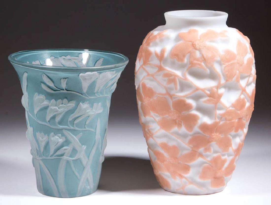 ASSORTED PHOENIX-CONSOLIDATED ART GLASS VASES, LOT OF (1 of 1)
