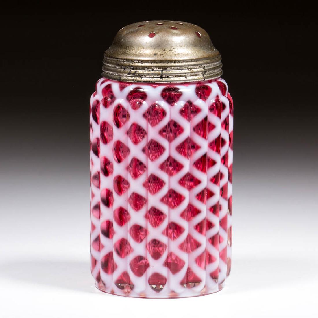 RIBBED OPAL LATTICE SUGAR SHAKER (1 of 1)