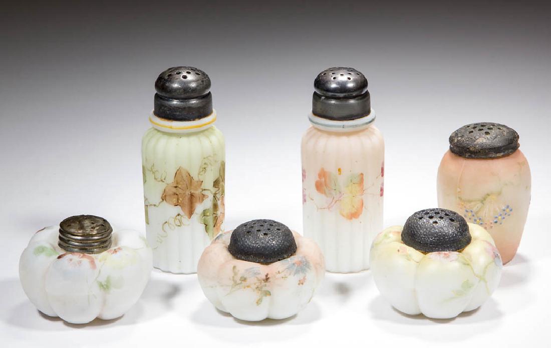 MT. WASHINGTON ART GLASS SALT AND PEPPER SHAKERS, LOT (1 of 1)