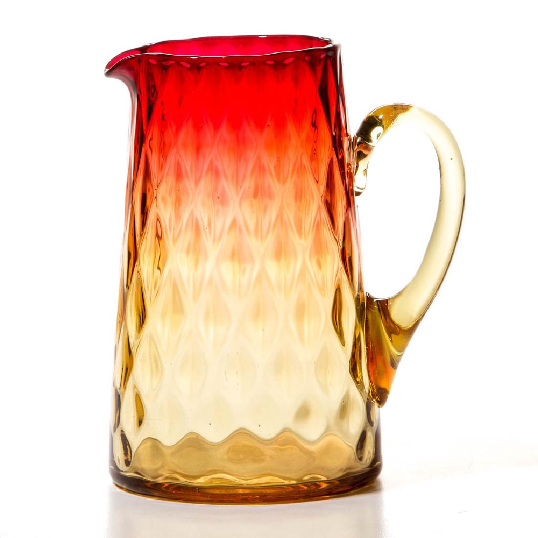 AMBERINA DIAMOND-OPTIC JUG (1 of 1)