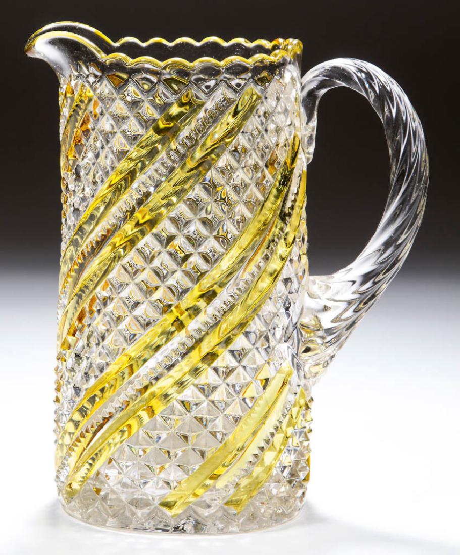 ZIPPERED SWIRL AND DIAMOND - AMBER-STAINED WATER (1 of 1)