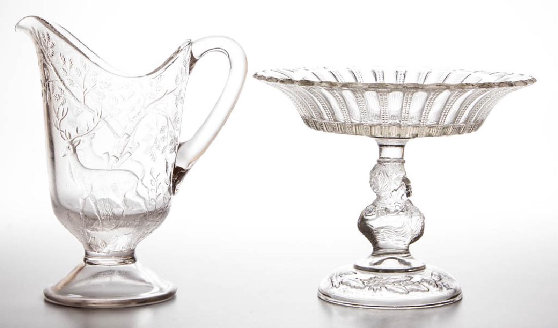 ASSORTED ANIMAL / FIGURAL EAPG TABLE ARTICLES, LOT OF (1 of 1)