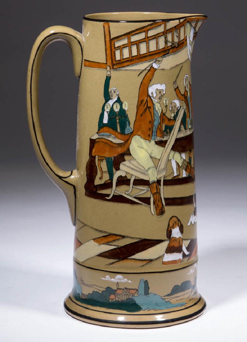 BUFFALO POTTERY DELDARE TALL TANKARD PITCHER (1 of 2)