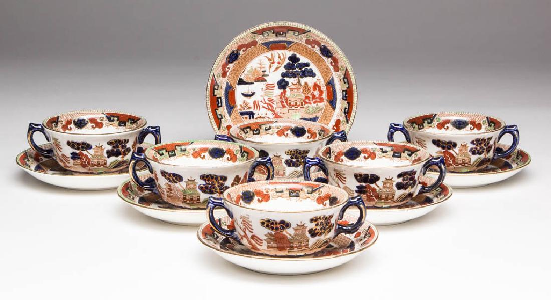 BUFFALO POTTERY GAUDY WILLOW CERAMIC CUP AND SAUCER (1 of 1)