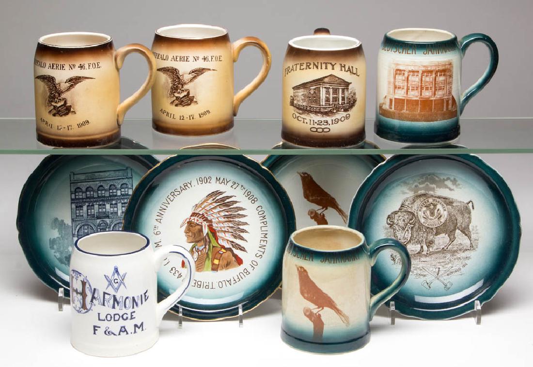 BUFFALO CHINA FRATERNAL ORGANIZATION CERAMIC ARTICLES, (1 of 1)