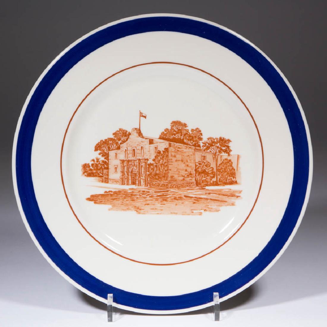 BUFFALO CHINA MK&T ALAMO CERAMIC PLATE (1 of 1)