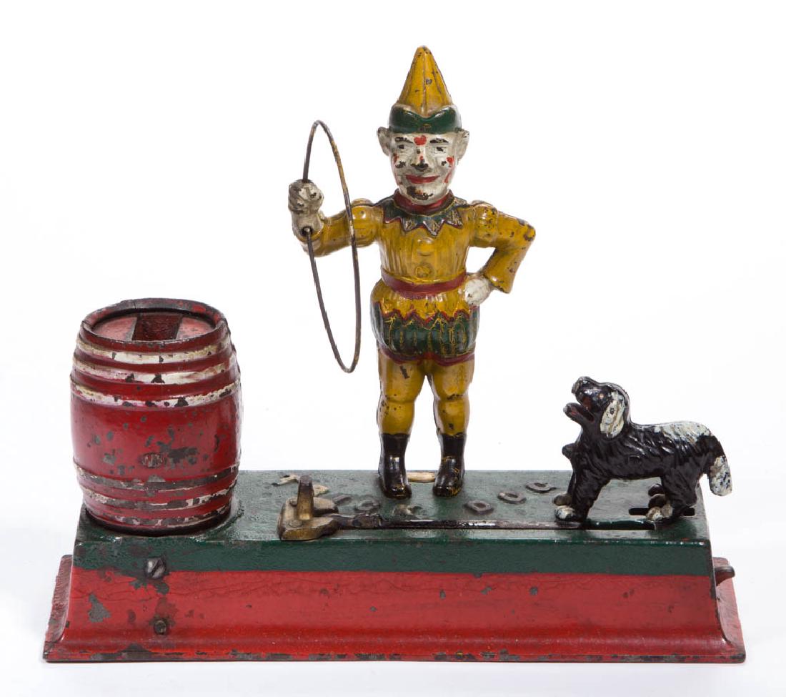 TRICK DOG CAST-IRON MECHANICAL BANK (1 of 4)