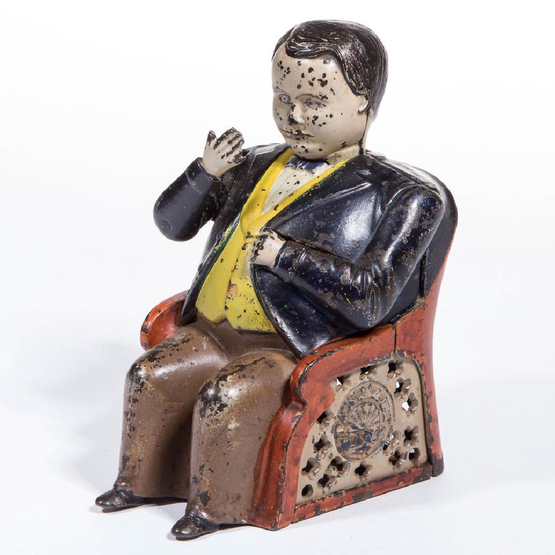 TAMMANY BANK CAST-IRON MECHANICAL BANK (1 of 3)