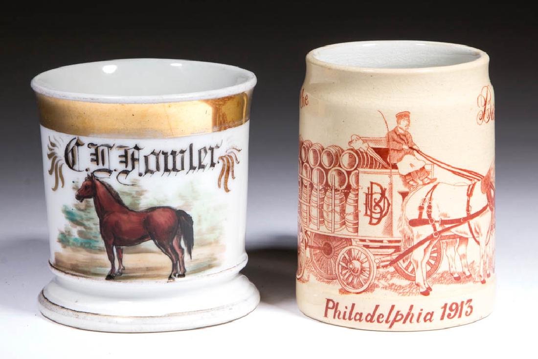 EQUESTRIAN OCCUPATIONAL SHAVING MUG (1 of 2)