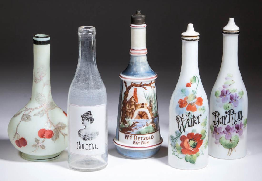 ASSORTED OPAQUE AND ENAMEL-DECORATED BITTERS / BARBER'S (1 of 1)