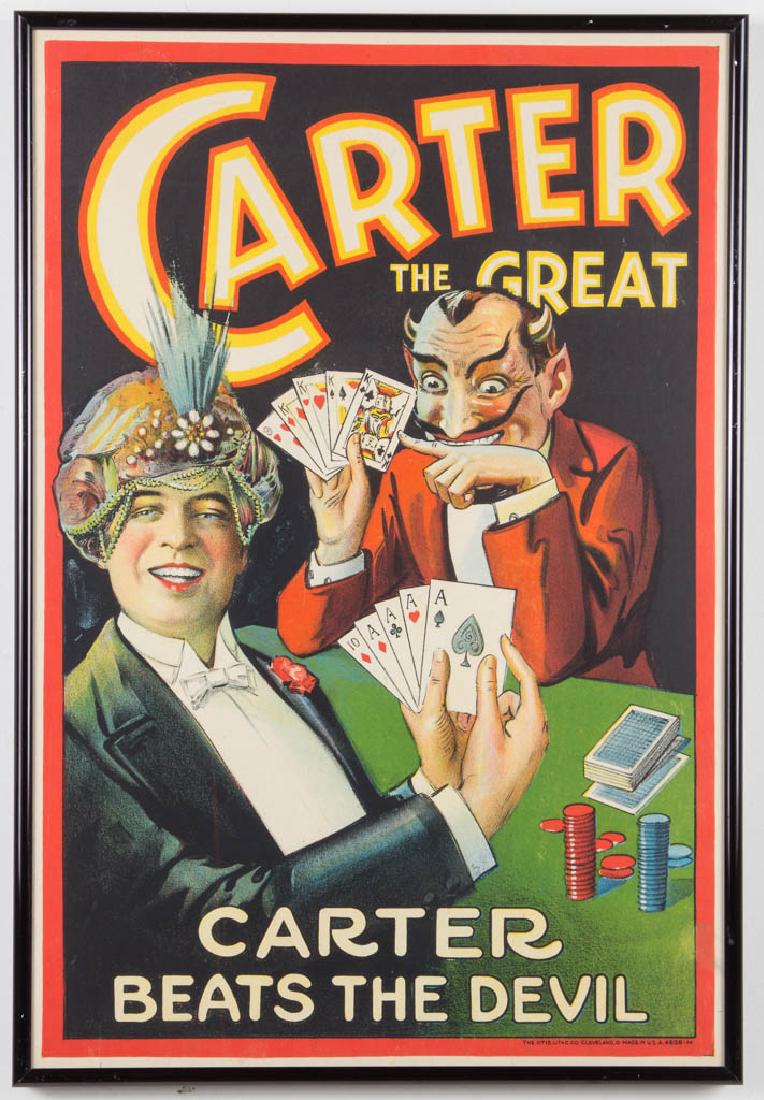 THE OTIS LITHO. CO. "CARTER THE GREAT" PAPER (1 of 1)