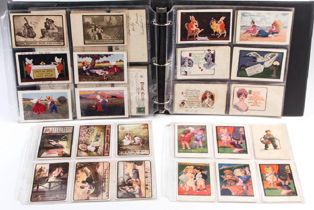 ASSORTED ARTIST-SIGNED POST CARDS, LOT OF 54 (1 of 1)