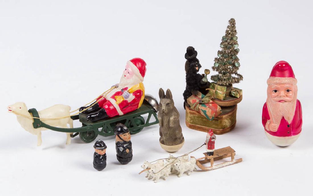 ASSORTED CHRISTMAS AND RELATED TOYS, LOT OF SEVEN (1 of 1)