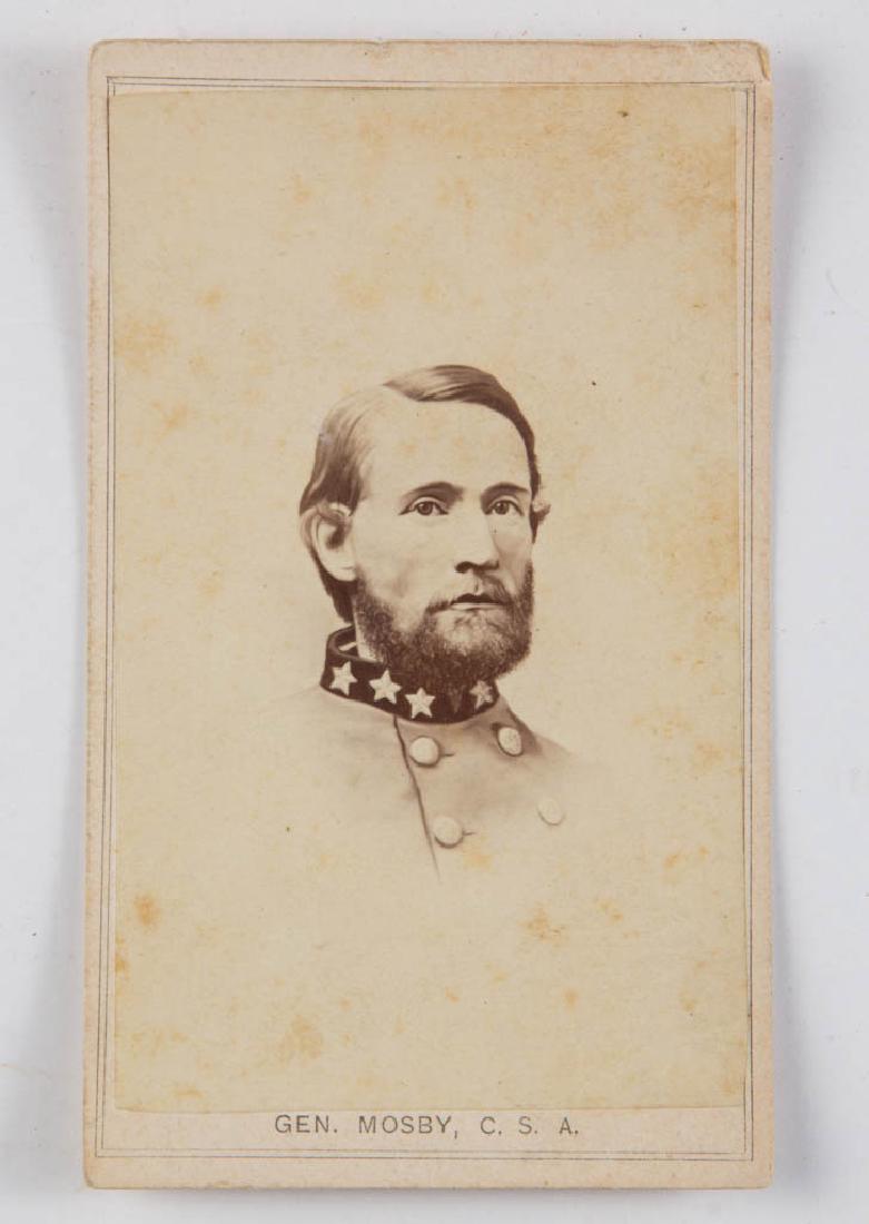 CONFEDERATE GENERAL JOHN S. MOSBY CDV PHOTOGRAPH