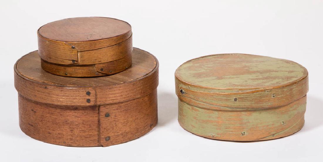 ASSORTED AMERICAN BENTWOOD PANTRY BOXES, LOT OF THREE (1 of 1)