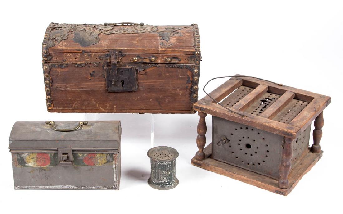 ASSORTED COUNTRY DOMESTIC ARTICLES, LOT OF FOUR (1 of 1)