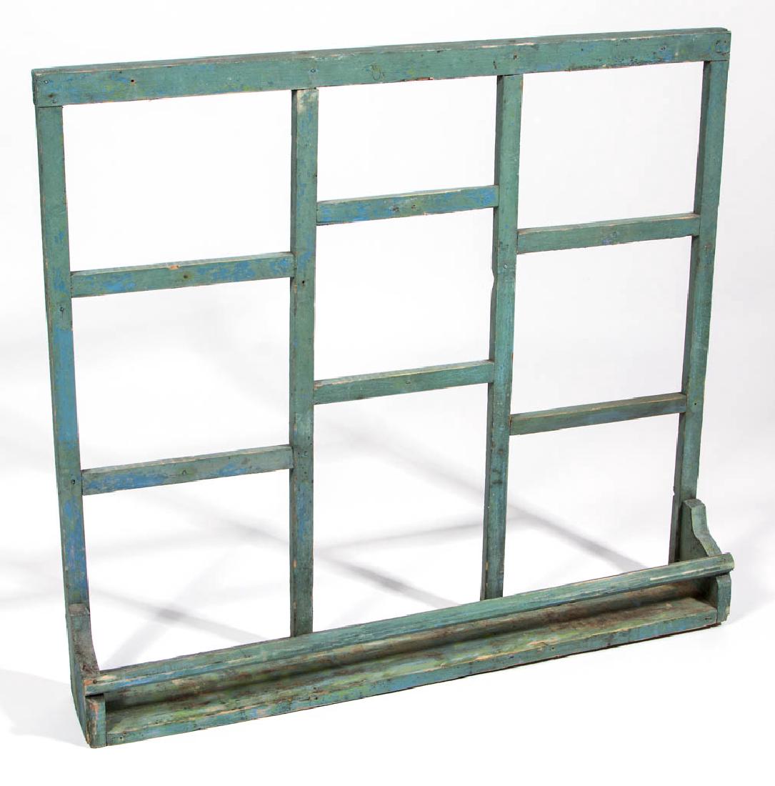 COUNTRY PAINTED PINE WALL SHELF (1 of 2)