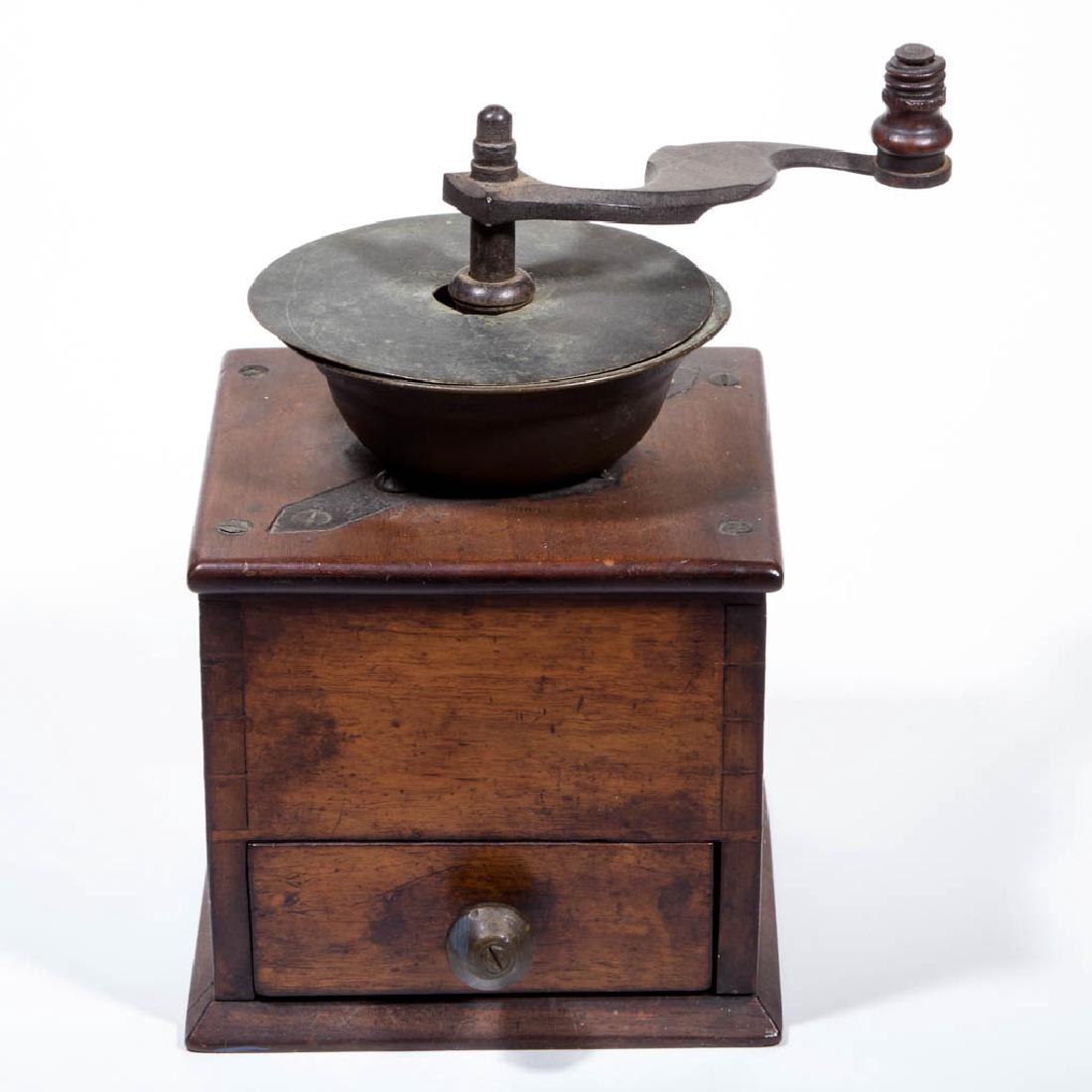 MID-ATLANTIC WALNUT COFFEE GRINDER (1 of 2)