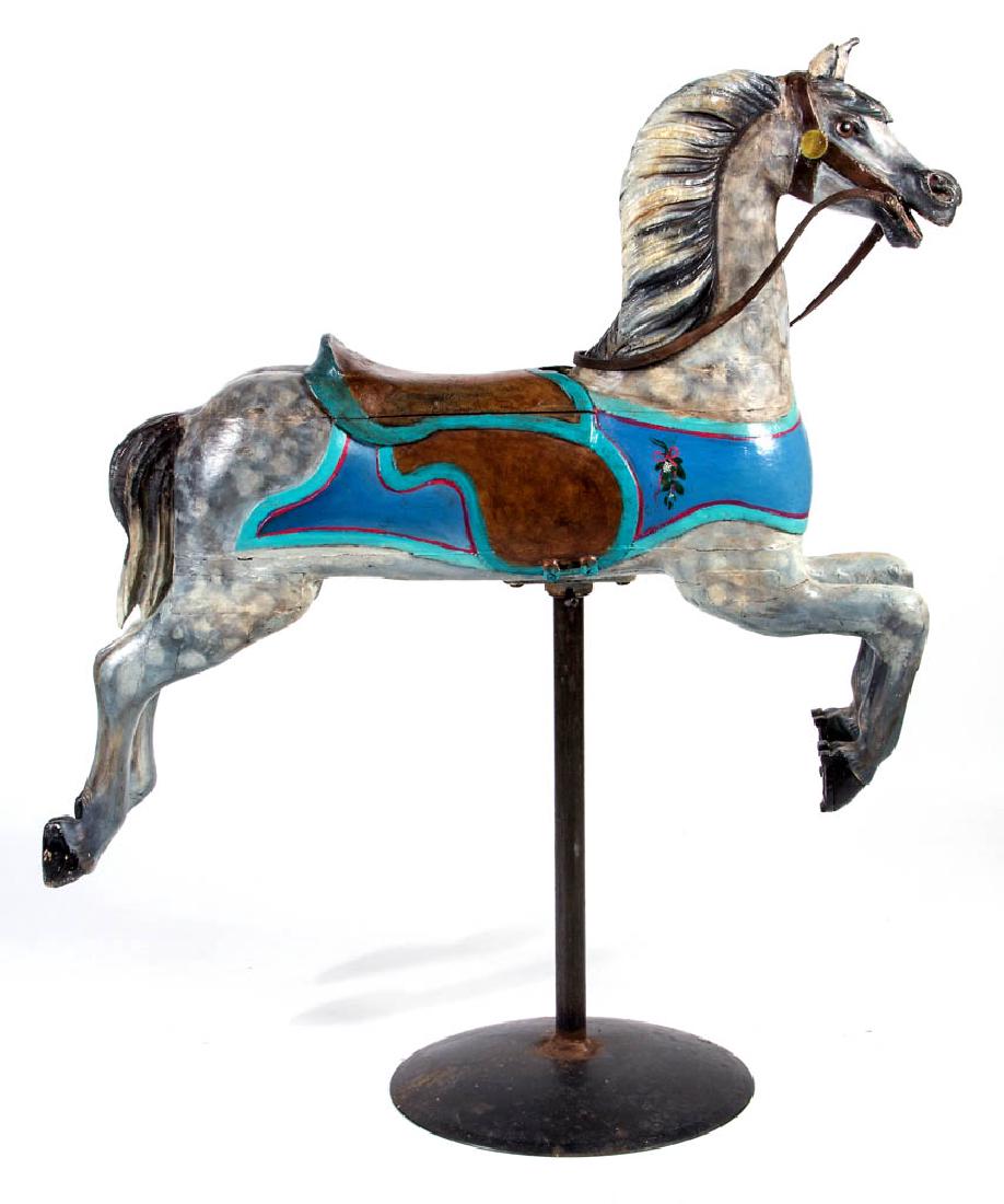 CARVED AND PAINTED CAROUSEL HORSE (1 of 7)