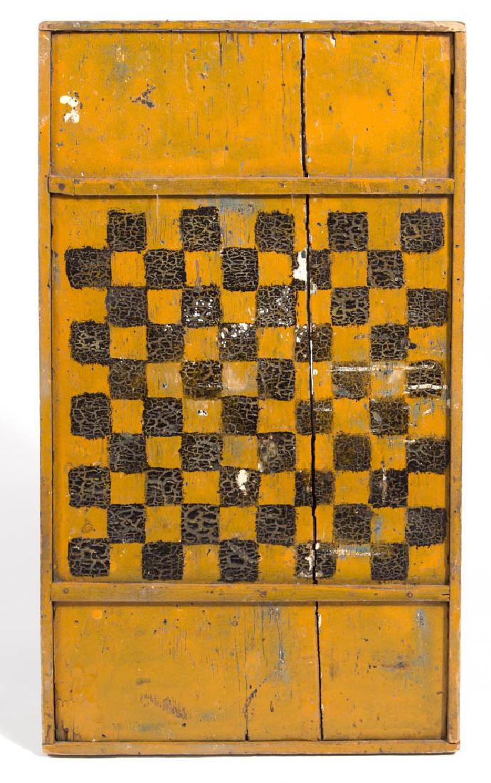 AMERICAN PAINT-DECORATED GAME BOARD (1 of 2)