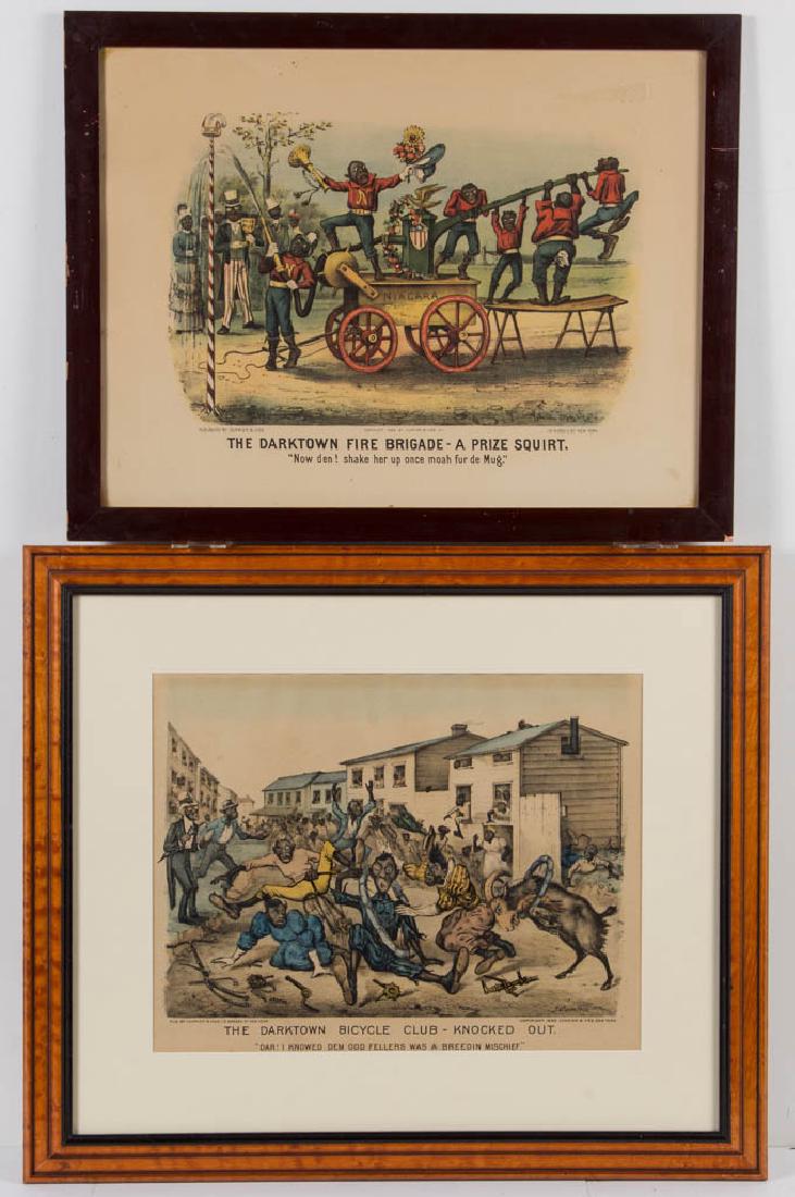 CURRIER & IVES BLACK AMERICANA PRINT (1 of 3)