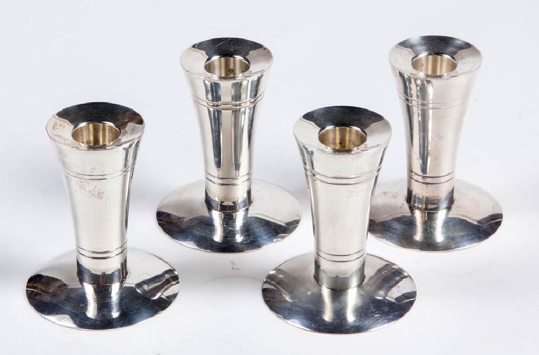 TOTTEN-SOMMER CO. STERLING SILVER CANDLESTICKS, SET OF (1 of 1)