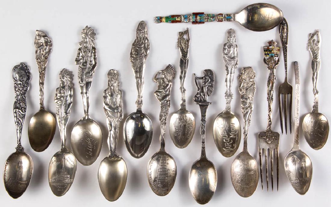 STERLING SILVER FIGURAL NATIVE AMERICAN / INDIAN CHIEF (1 of 3)