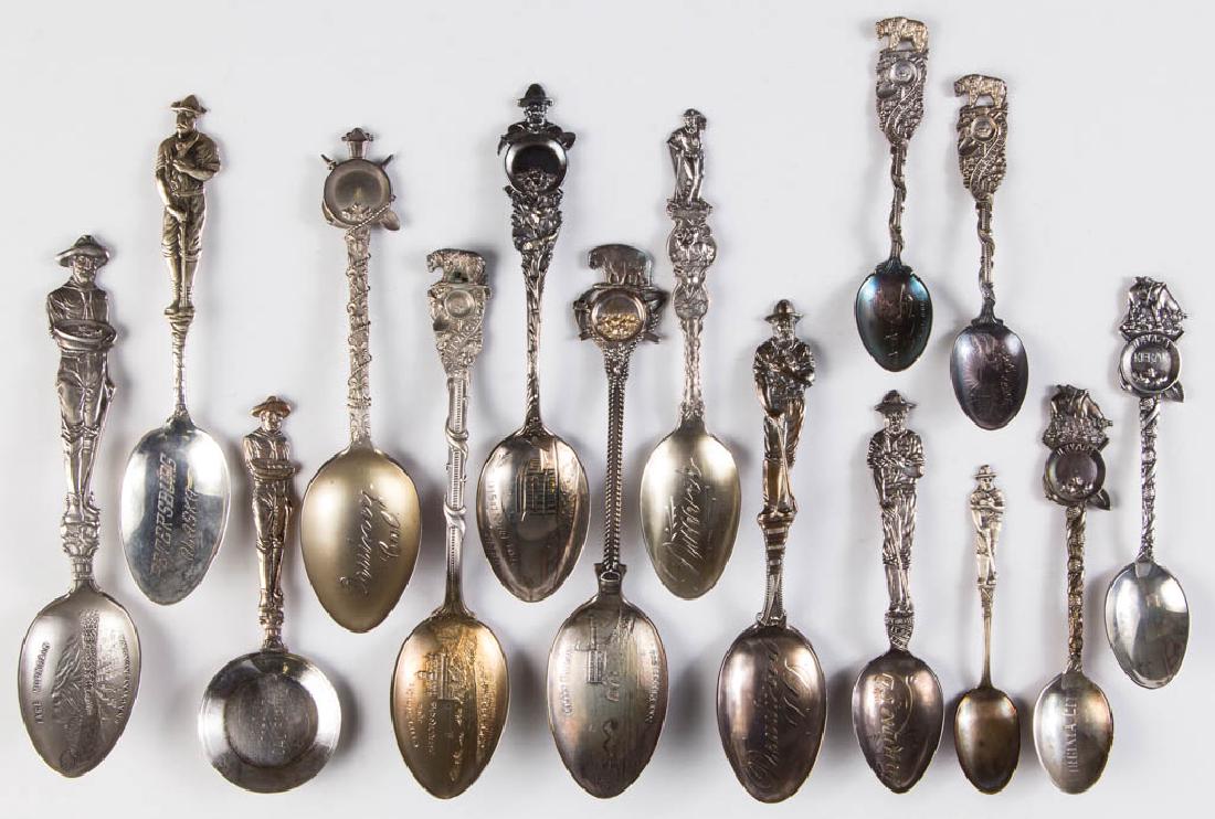 STERLING SILVER FIGURAL WESTERN / GOLD RUSH SOUVENIR (1 of 3)