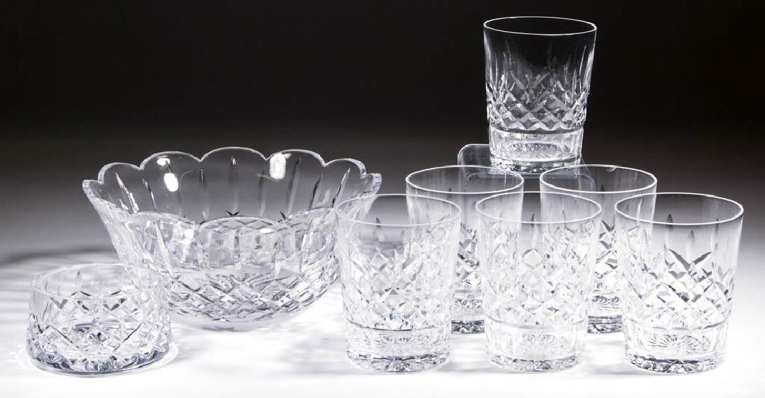WATERFORD CRYSTAL LISMORE TABLE ARTICLES, LOT OF EIGHT (1 of 1)