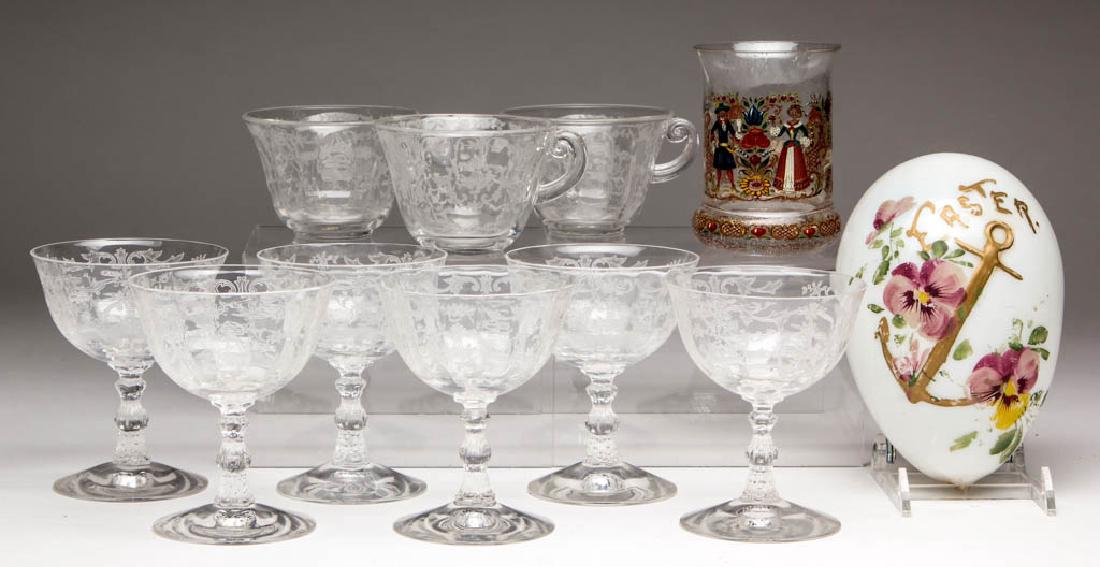 ASSORTED GLASS ARTICLES, LOT OF 11 (1 of 1)