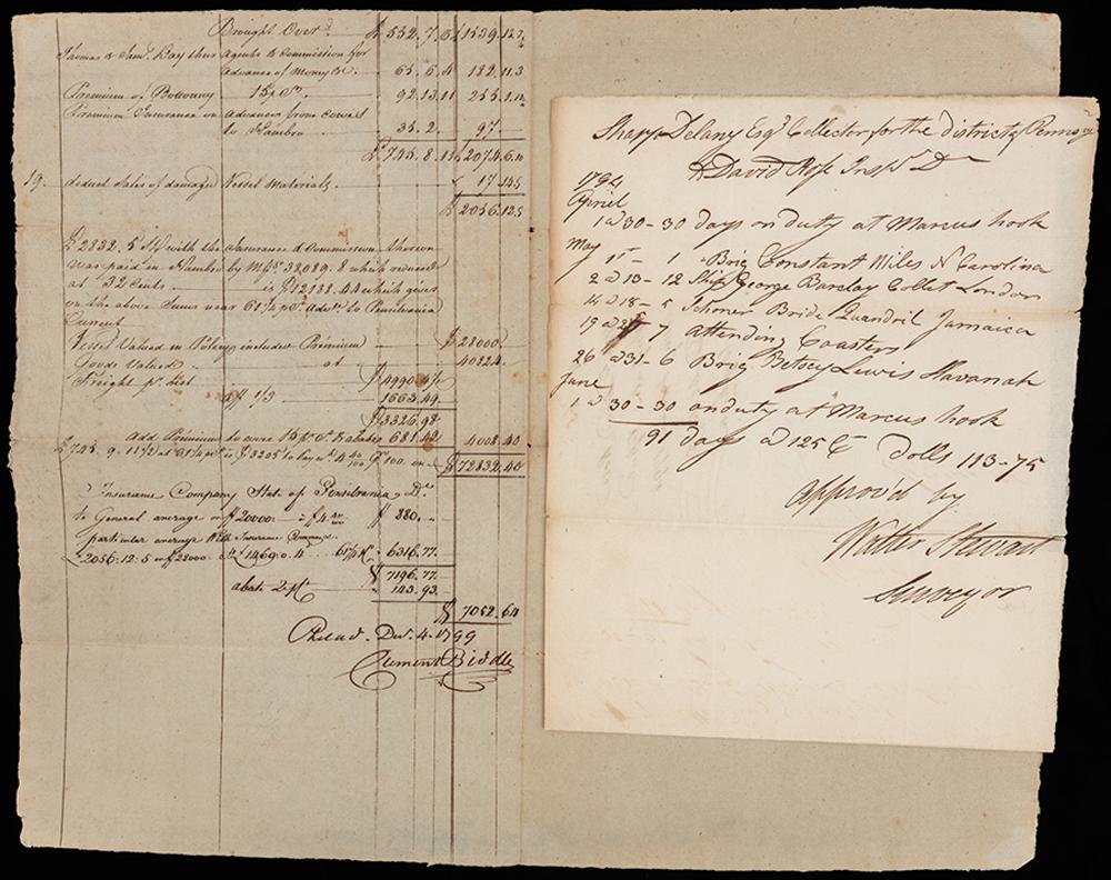 Revolutionary War Officers With Pennsylvania: Revolutionary War Officers With Pennsylvania Connections: Clement Biddle and Walter Stewart. Clement Biddle (1740-18140) was Commissary General at Valley Forge under George Washington; in 1781 Biddle 