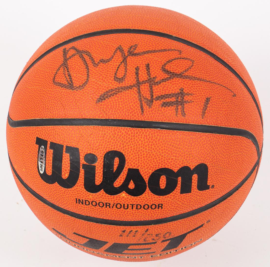 Collection of 7 Signed Basketball Collectibles by Upper: Collection of 7 Signed Basketball Collectibles by Upper Deck; Penny Hardaway, Gary Paxton, Kenyon Martin, Marcus Fizer & Mike Miller. Seven signed basket ball collectibles from Upper Deck: 1.)Signed b