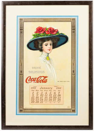 21 1910 Coca Cola Hamilton King Art Calendar Sep 17 11 Richard Opfer Auctioneering Inc In Ky