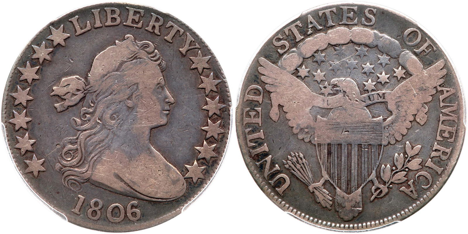 1806/5 Draped Bust Half Dollar (1 of 1)