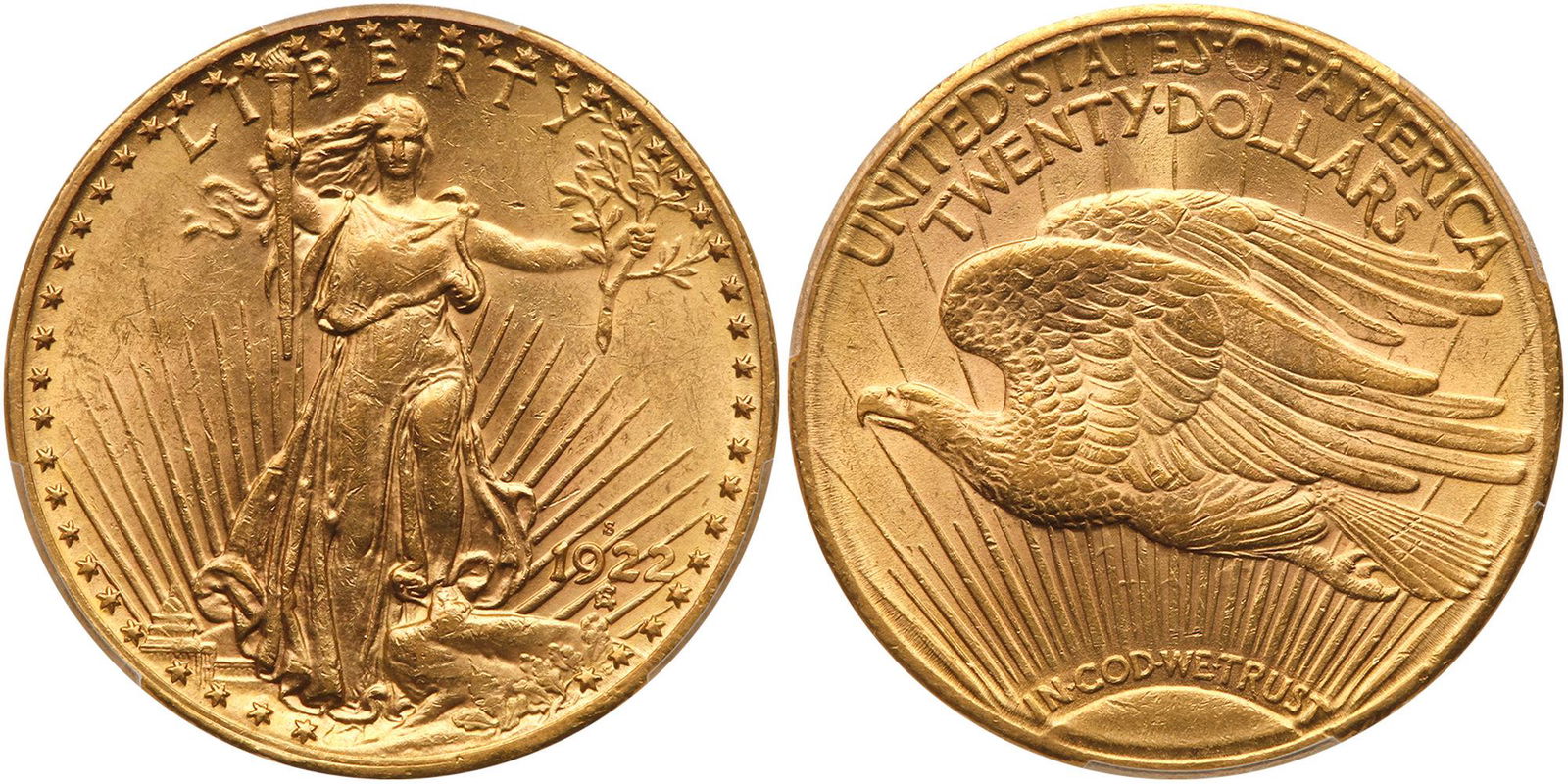 1922-S $20 St. Gaudens (1 of 1)
