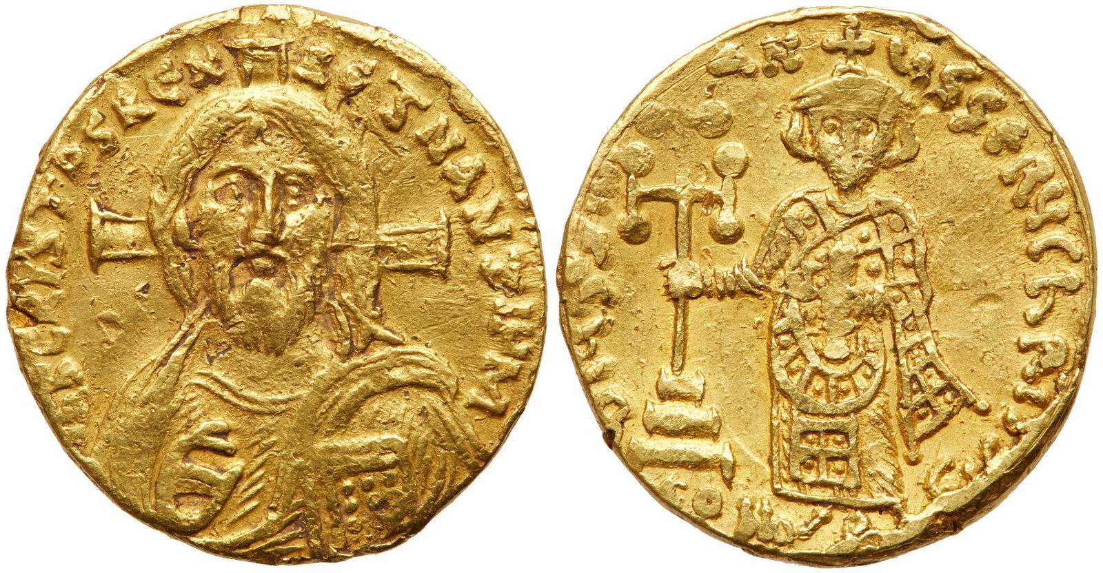 Justinian II. Gold Solidus (4.41 g), first reign, (1 of 1)