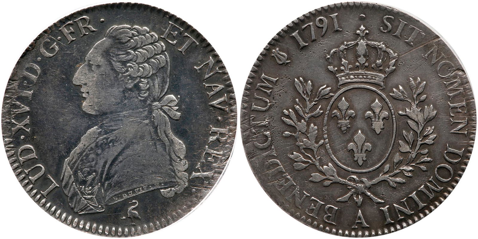 France. Ecu, 1791-A (Paris) (1 of 1)