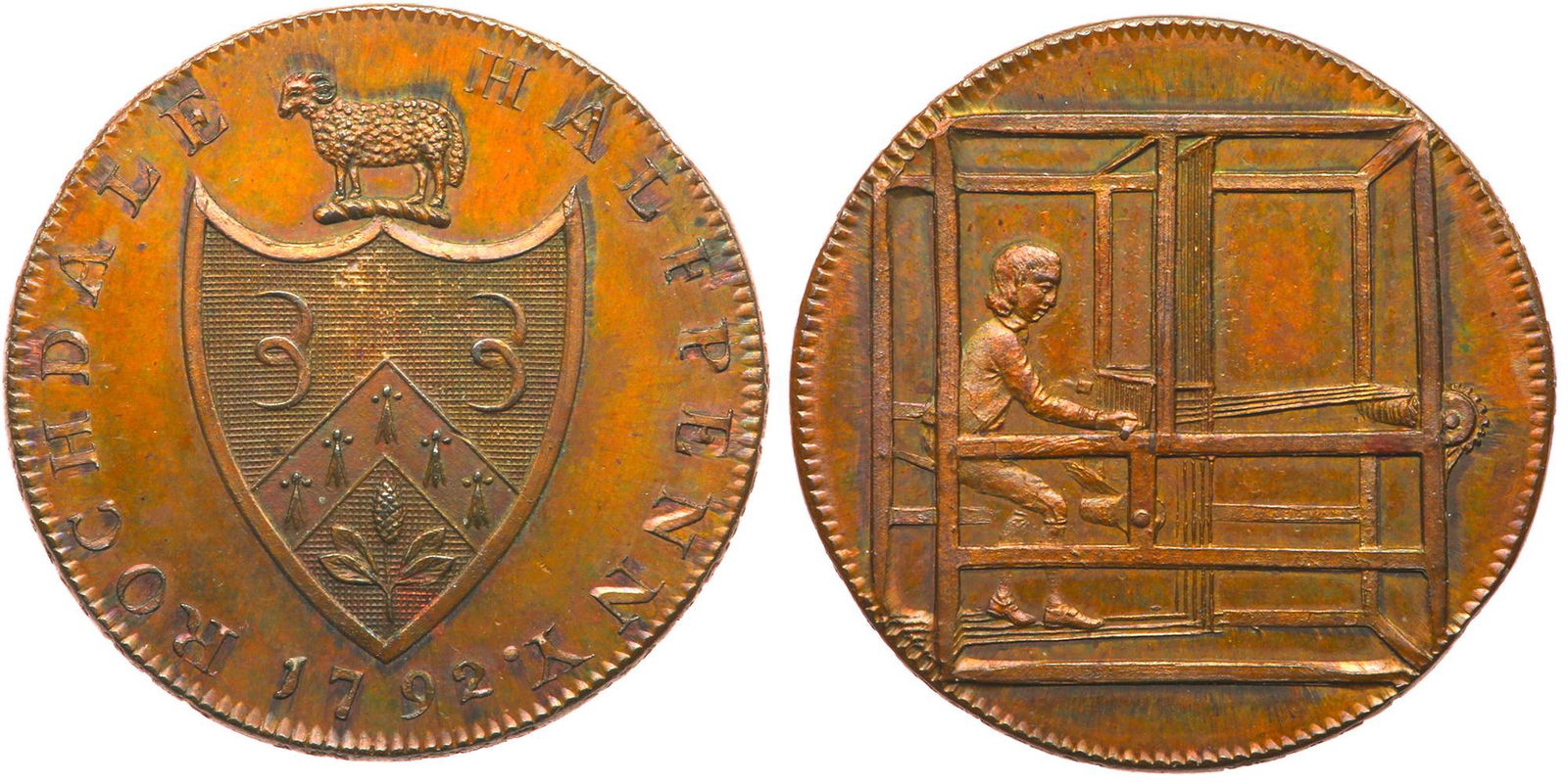 Great Britain. Lancashire. Halfpenny Token, ND (1 of 1)