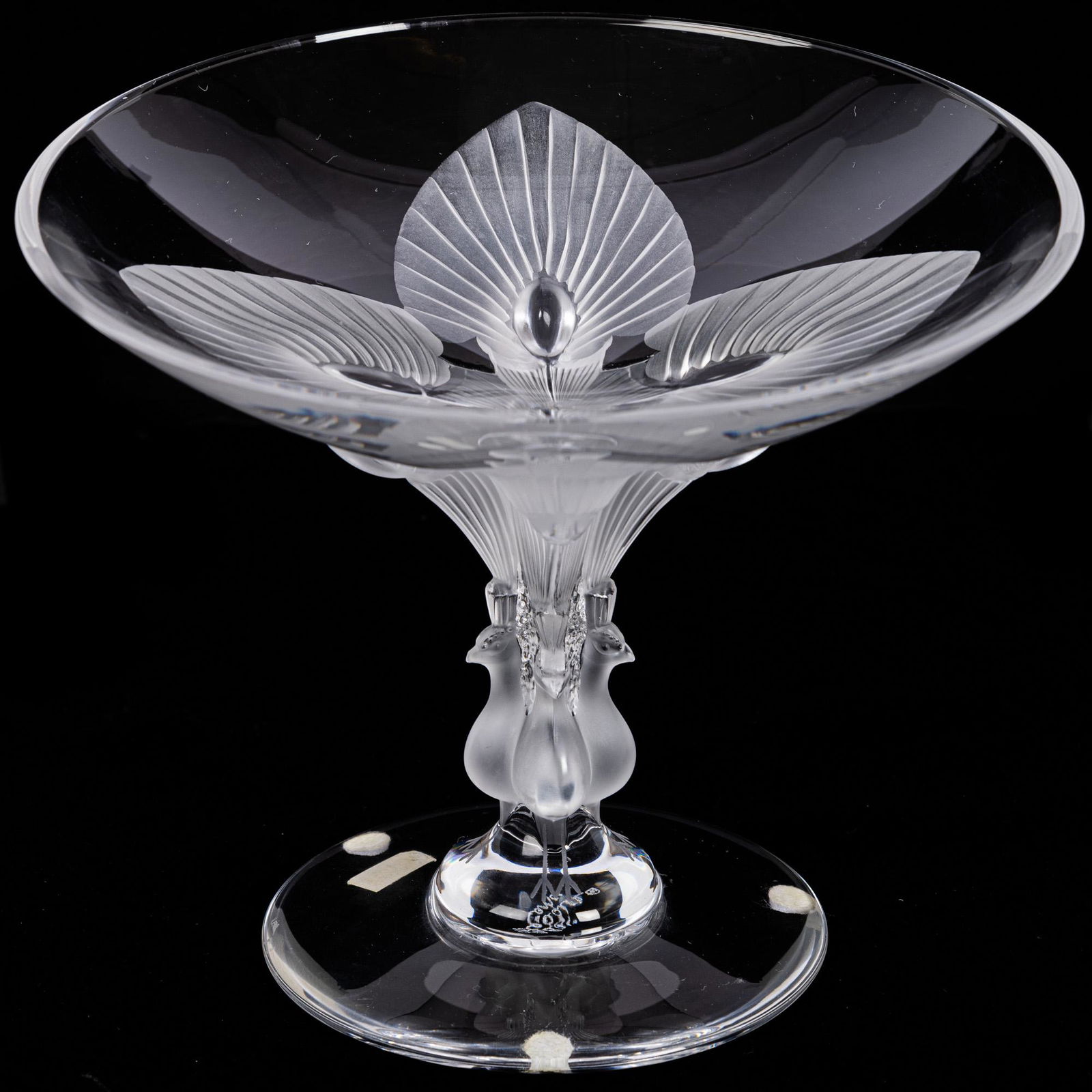 RenÃ© Lalique, Exquisite Virginia Peacock Compote, (1 of 1)